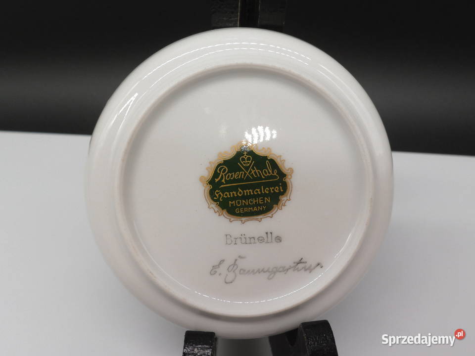 Kolekcjonerska podstawka ROSENTHAL Mnchen Motyw Raszków
