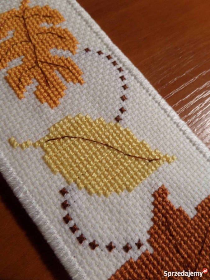 Zakładka do książki haft krzyżykowy rękodzieło Pozostałe Pozostałe Wrocław