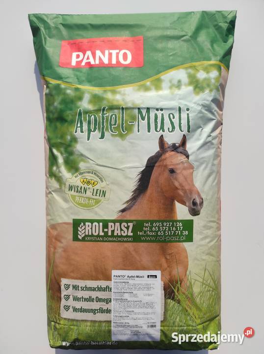 Pasza koni Apfel Msli 20 Panto Strzelce Wielkie sprzedam
