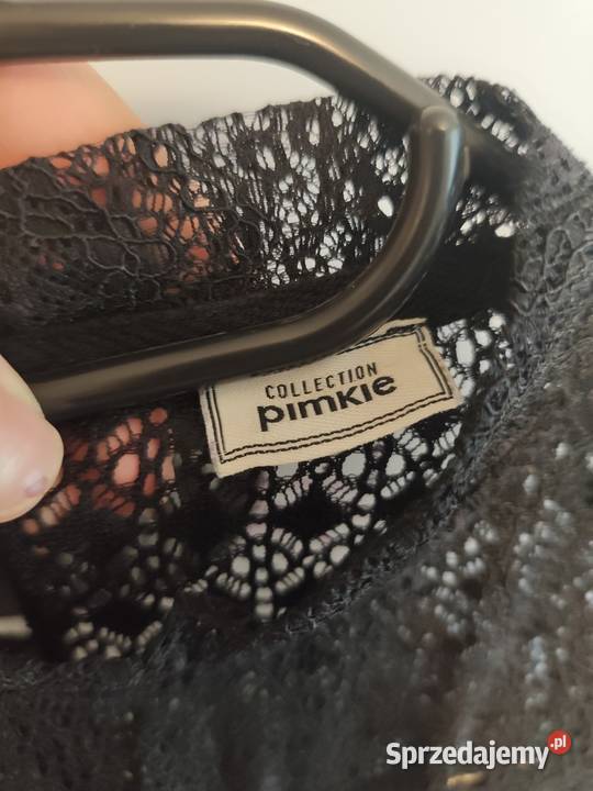 Elegancka koronkowa bluzka Pimkie czarna koronka Bluzki i koszule małopolskie Kraków sprzedam