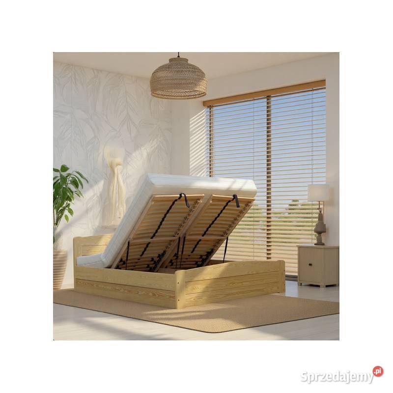 Tapczan sosnowy EDEN głęboki pojemnik 70cm Prudnik