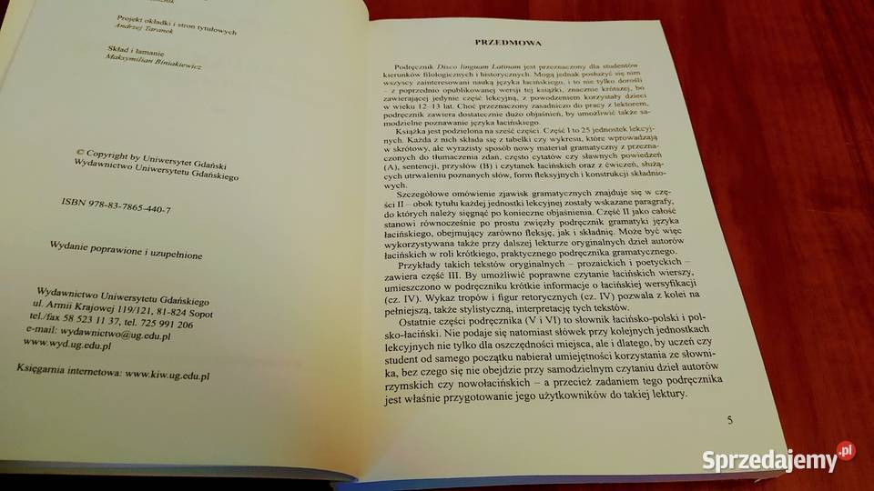 Disco linguam latinam podręcznik języka Gdańsk