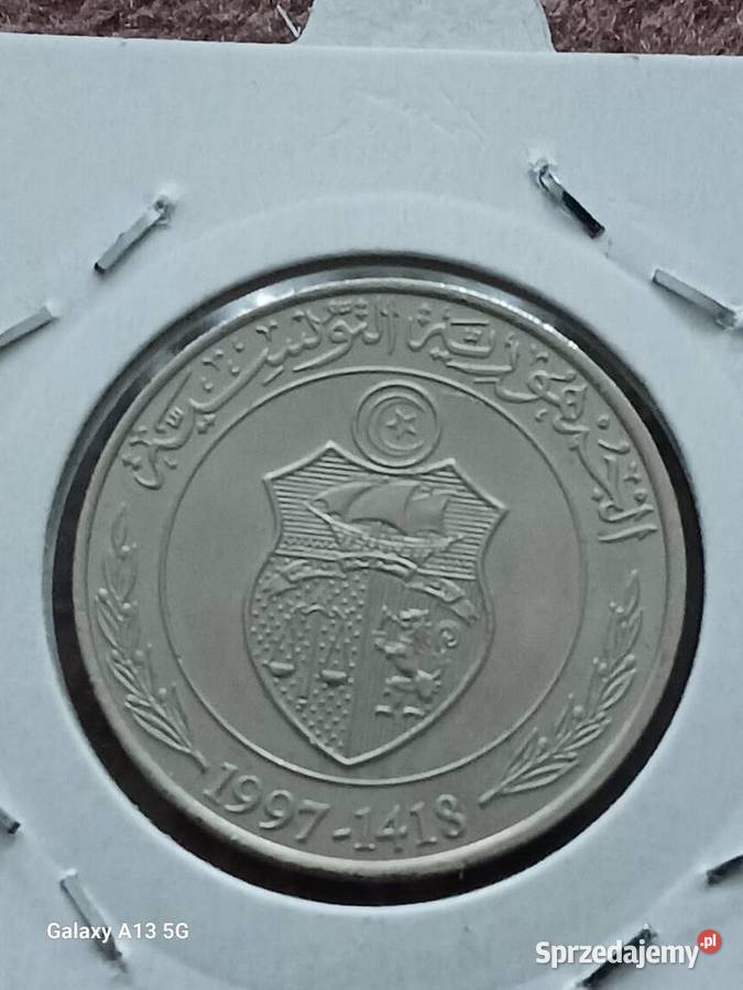 1 Dinar Tunezja 1997 r UNC wielkopolskie Konin