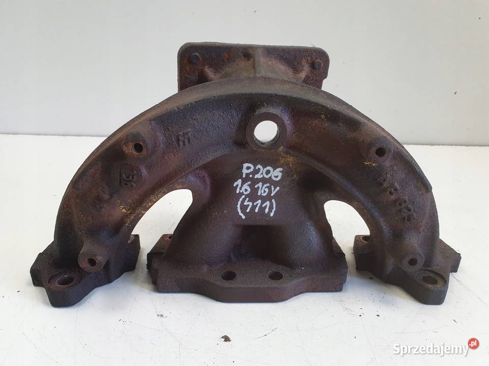 Peugeot 206 16 16V KOLEKTOR WYDECHOWY NFU 109 osobowe Rudka