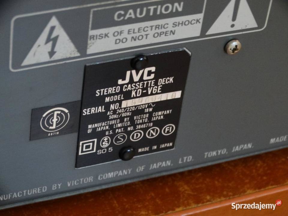 Magnetofon JVC KDV6 3głowice WYSYŁKA podkarpackie Jasło