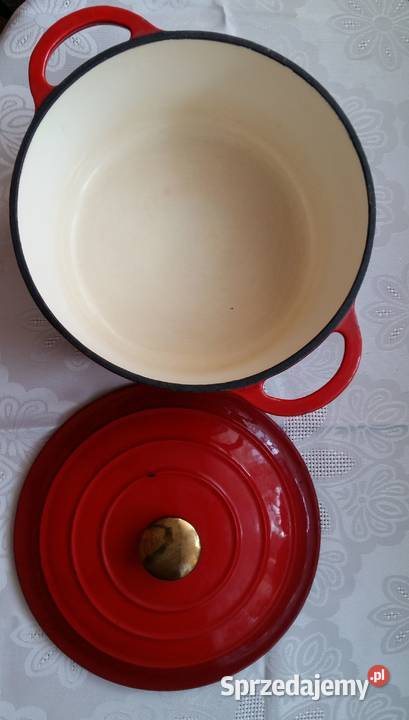 Garnek żeliwny emaliowany średnica 22seria Łódź