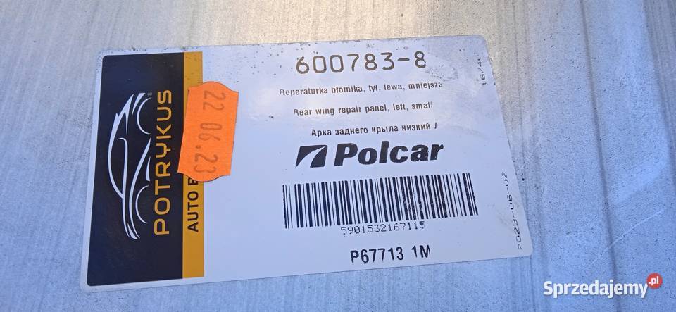 reparaturka błotnika tył lewa mniejsza Renault Bydgoszcz sprzedam