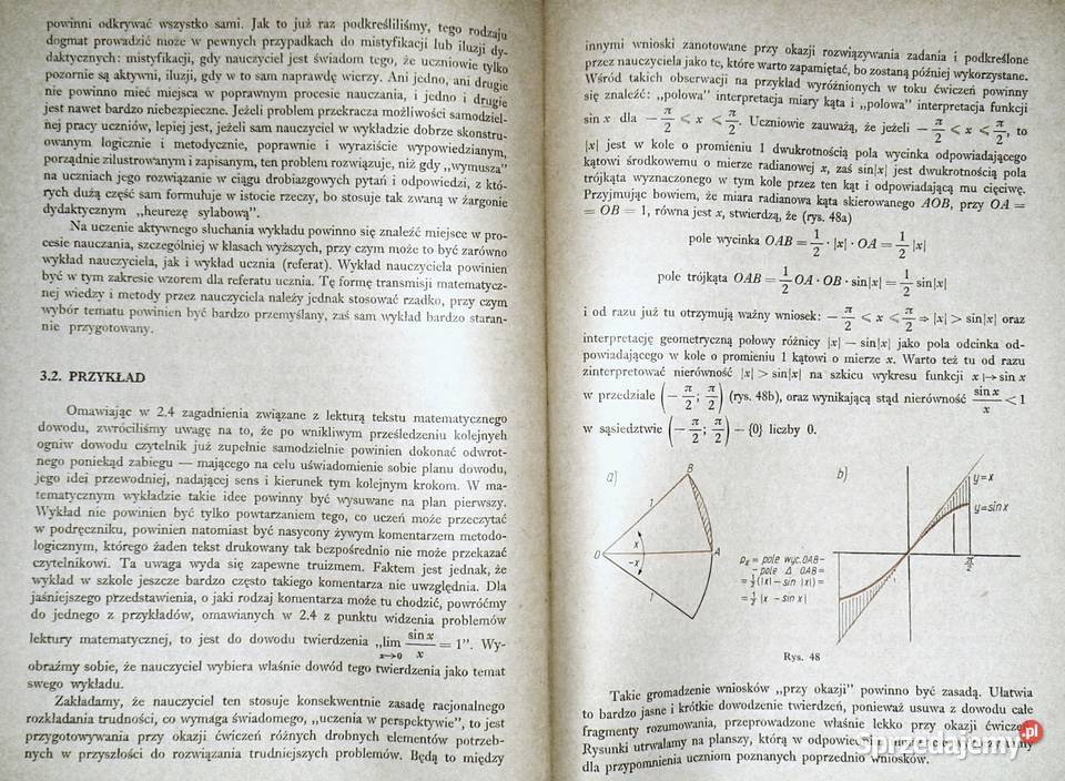 Zarys dydaktyki matematyki Część 123 Zofia Chełm sprzedam