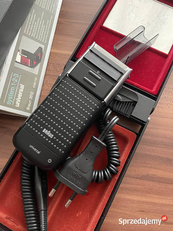 BRAUN galarka z trymerem 230V z Włoch AGD drobne świętokrzyskie