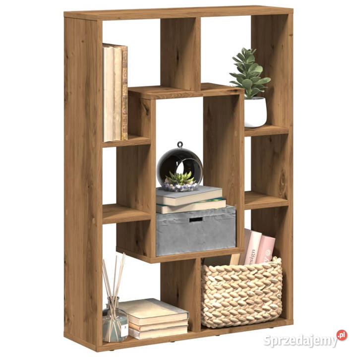 Regał na książki dąb artisian 63x20x90 WM858146 Regały Warszawa