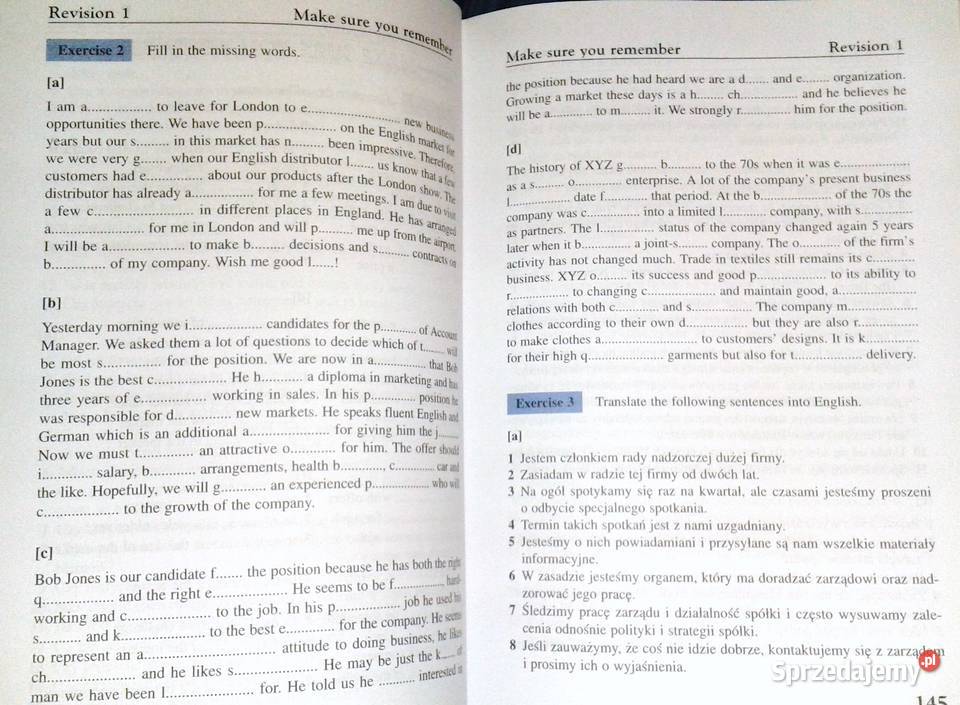 Basic English for Business 3 Z M Patoka D Świda Chełm