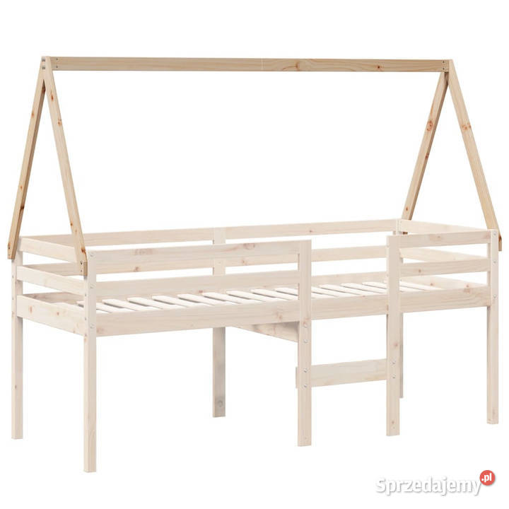 Daszek do łóżka dziecięcego 209x955x88 drewno Pokój dziecięcy