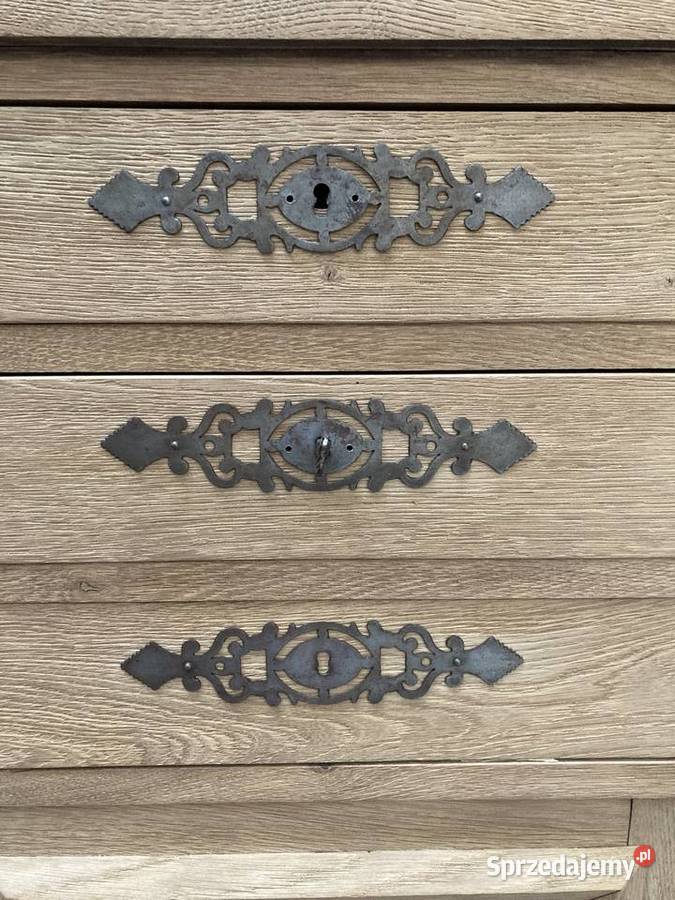 Dębowa szafka z dwoma szufladami Kraków