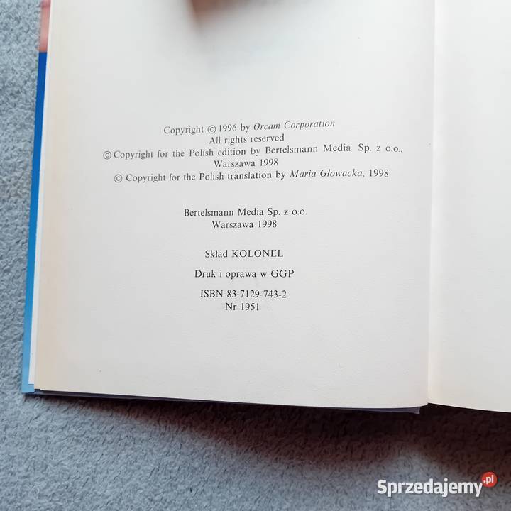 Pat Booth Wyjdź mnie Świat Książki 1998 r Koźminek