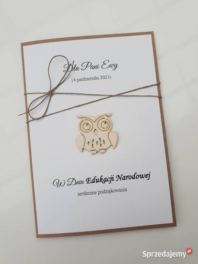 Dzień Nauczyciela personalizowana kartka Pozostałe mazowieckie Warszawa sprzedam