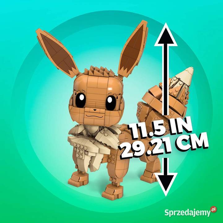 Figurka Pokemon Eevee Klocki Konstrukcyjne 830el Mogilany