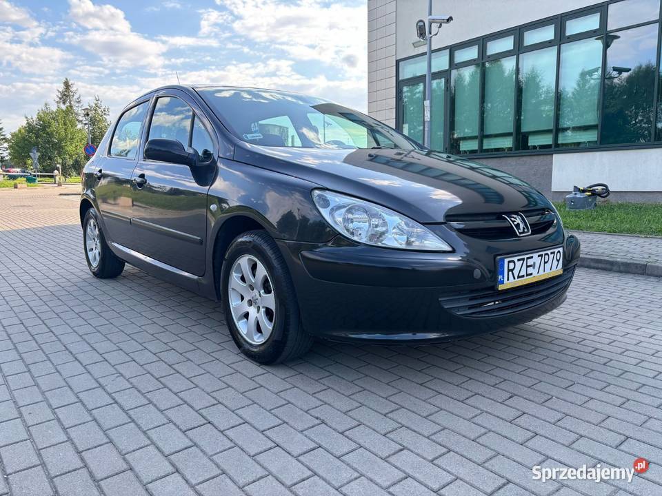 Peugeot 307 20 HDi 90 klimatyzacja welurowa tapicerka 307 Rzeszów sprzedam