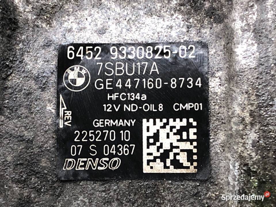 SPRĘŻARKA KLIMATYZACJI BMW F30 9330825 20 245