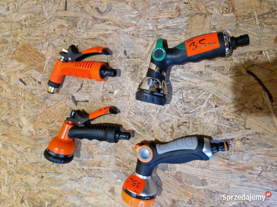 Zraszacz pistoletowy regulowany 8funkcyjny Głogowa