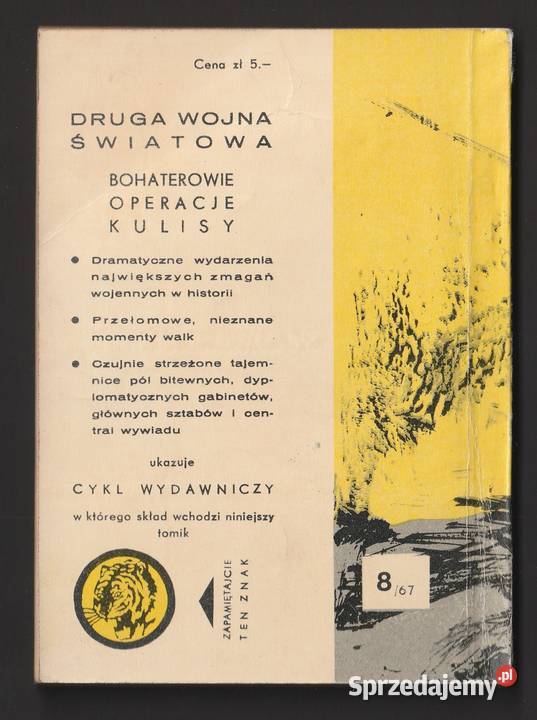 ŻÓŁTY TYGRYS SZESNASTA PANCERNA 1967 łódzkie Łódź