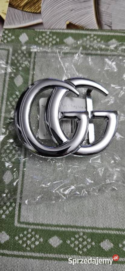 Klamra Gucci piękna do paska srebrny połysk Konstancin-Jeziorna