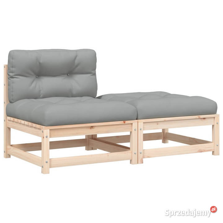 Ogrodowa sofa bez podłokietników z poduszkami i Warszawa