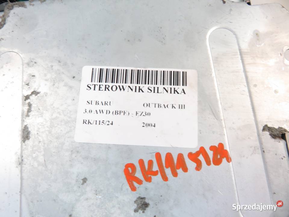 STEROWNIK SUBARU OUTBACK III 30 H6 AWD 245 EZ30 Komputery Części samochodowe