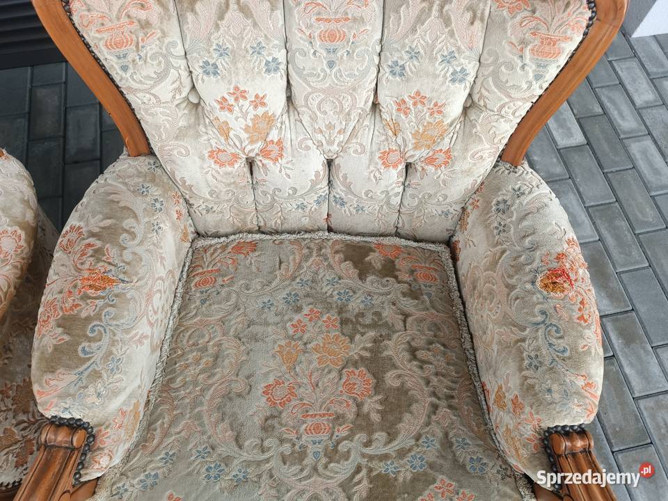 Salon Ludwik sofa fotele ława Budzyń sprzedam