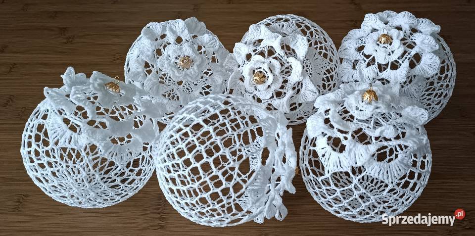 Duże Bombki szydełkowe na choinkę różne wzory i Białystok sprzedam