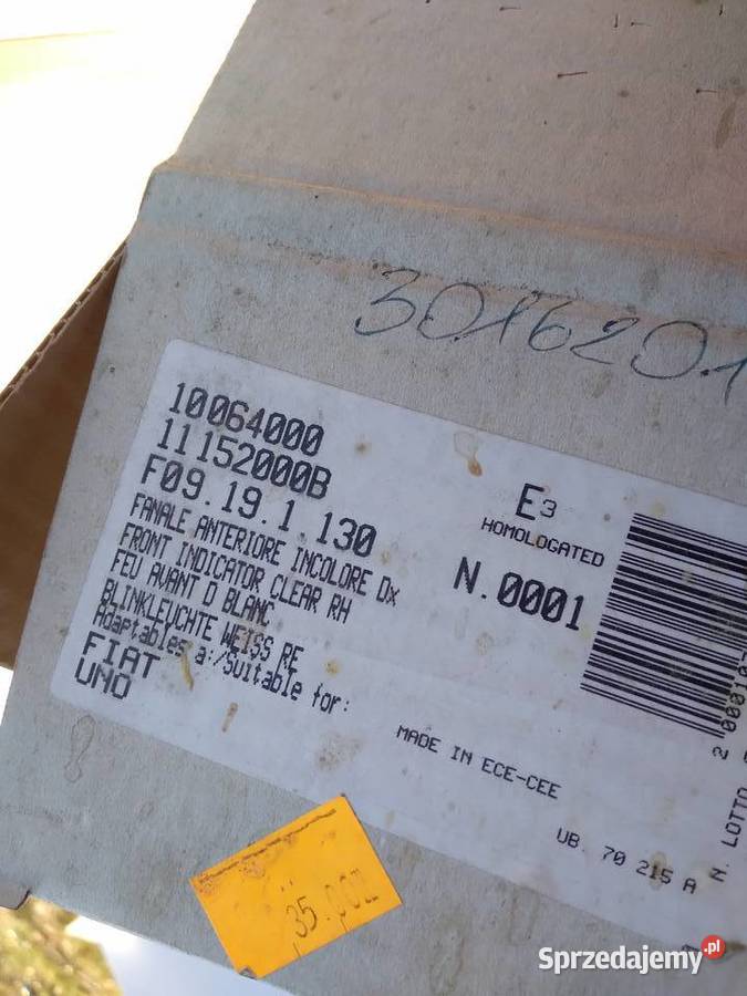 Fiat Uno kierunkowskaz prawy nowy Strzelce Krajeńskie sprzedam