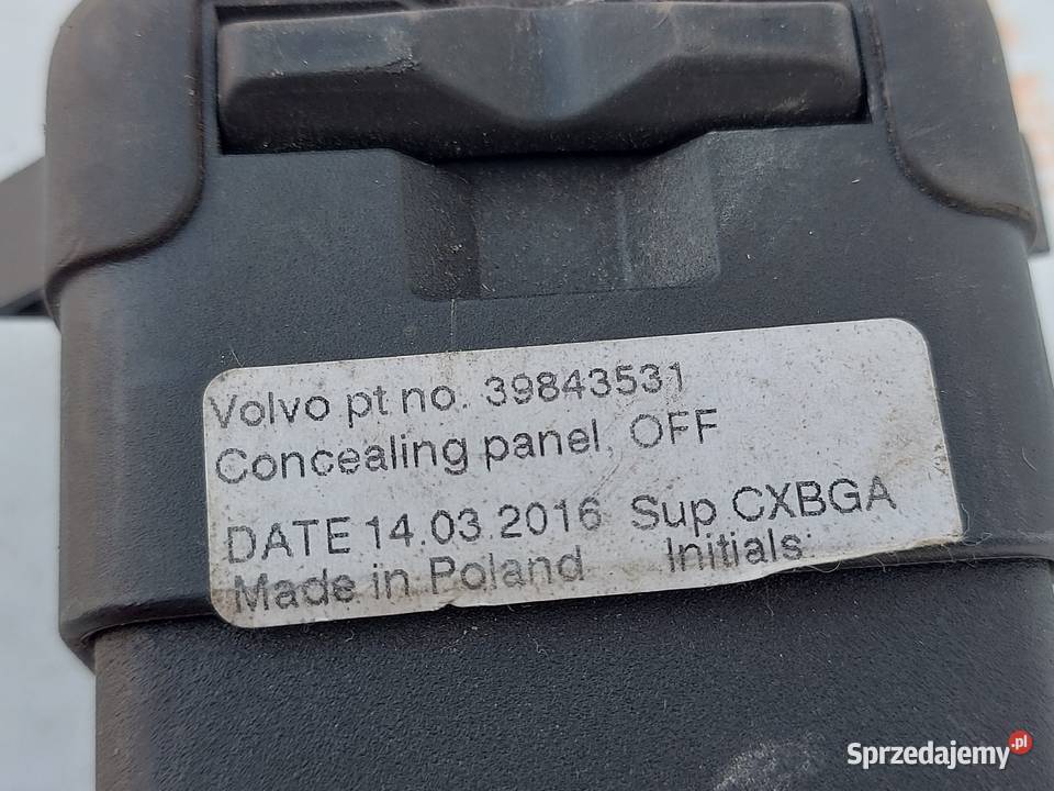 VOLVO V60 I 14r roleta bagażnika 39843531 Kielce
