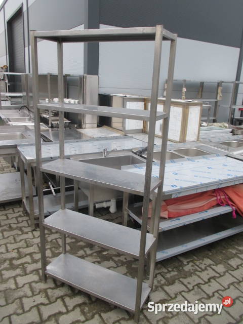 Solidny Regał Gastronomiczny Stal Nierdz 5 Półek Ostrów Wielkopolski
