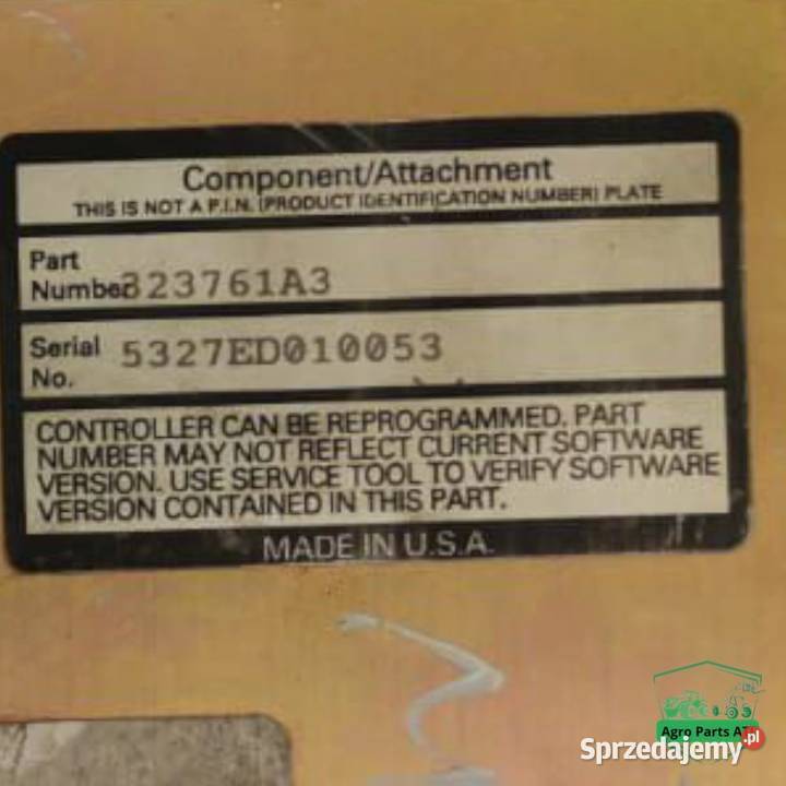 Komputer Sterownik ECU 323761A3 323758A4 Case IH podlaskie Ciechanowiec