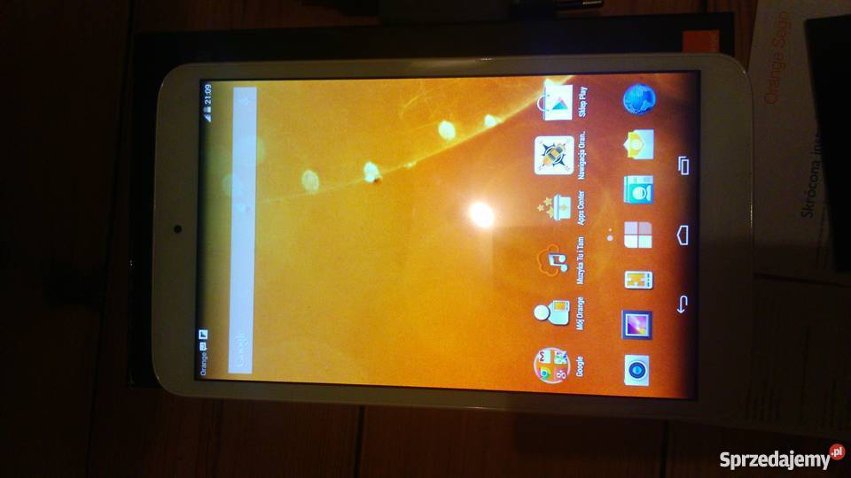 Tablet orange sego biały mazowieckie Warszawa