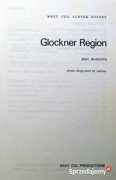 Glockner Region by Eric Roberts przewodnik Limanowa