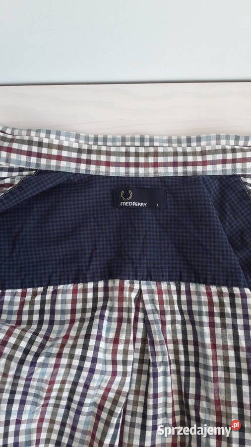 Koszula w kratkę Fred Perry opolskie Głuchołazy