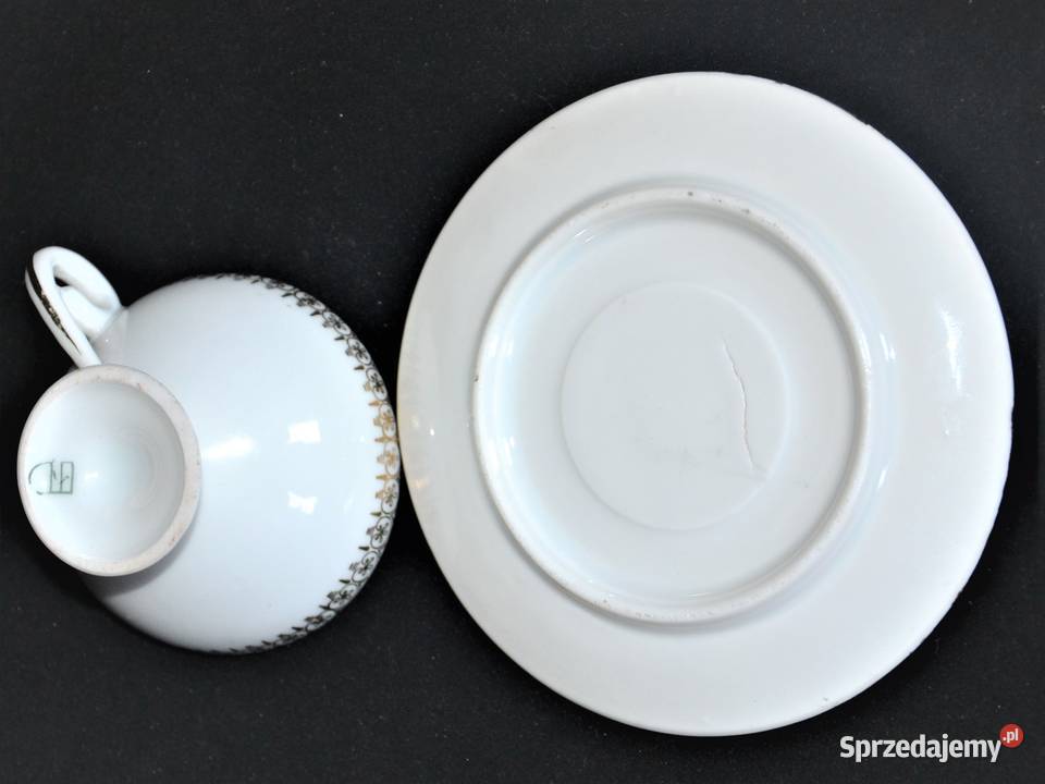 Filiżanka mokka Suhl Erdmann Schlegelmilch 1891r Warszawa