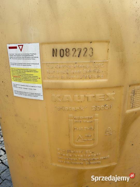 Zbiornik Kautex 2000 l Nysa