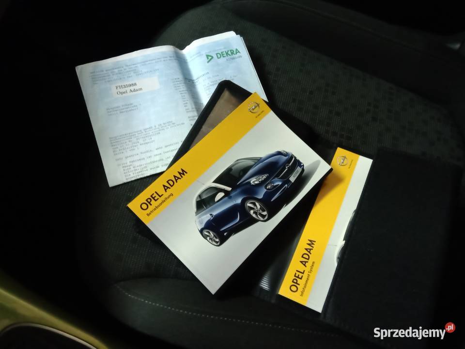 Opel Adam slam navi ledy klimatronic full dolnośląskie sprzedam