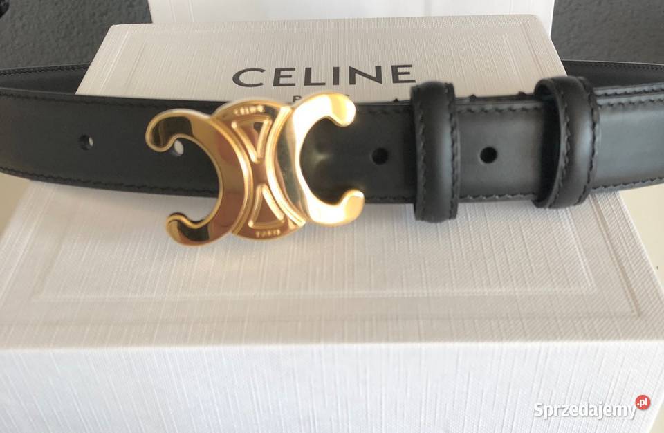 Pas celine klamra złota błyszcząca Paski dolnośląskie sprzedam