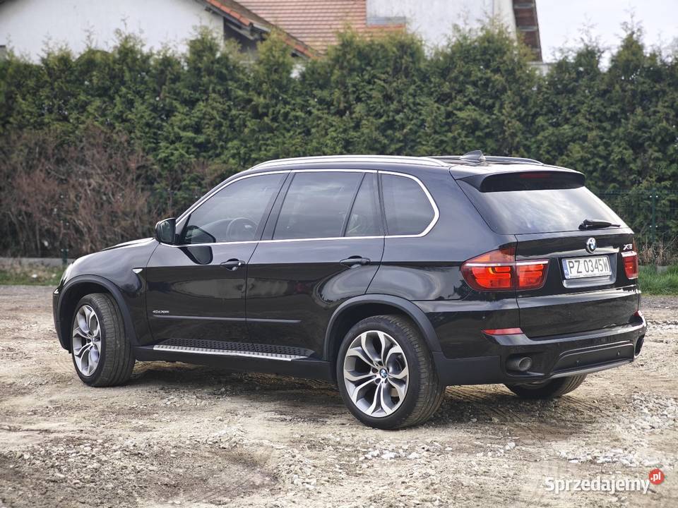 Bmw x5 e70 xdrive 40d 306 2010 czarny wielkopolskie Suchy Las
