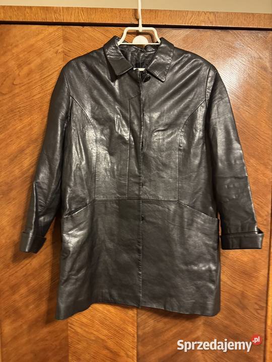 Kurtka damska 44 skóra naturalna czarna Vintage Częstochowa