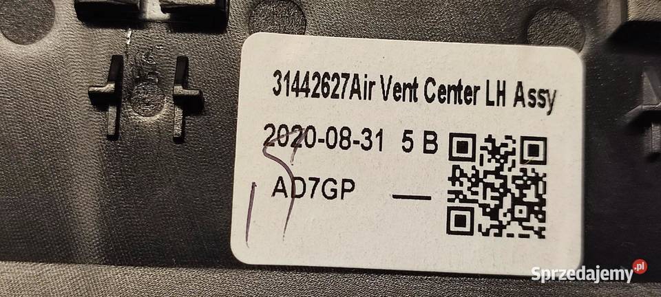 VOLVO XC40 KRATKA NAWIEWU LEWA ŚRODKOWA 31442627 dolnośląskie