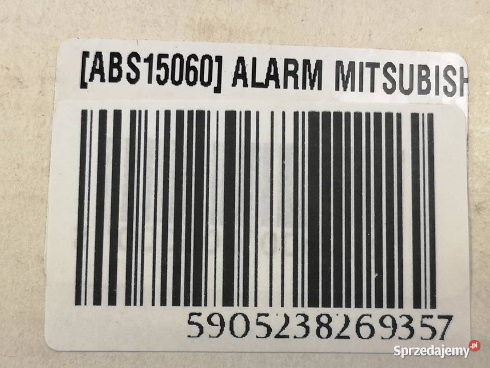 ZESTAW AUTOALARMU ANALOGOWY ECU 12V MITSUBISHI