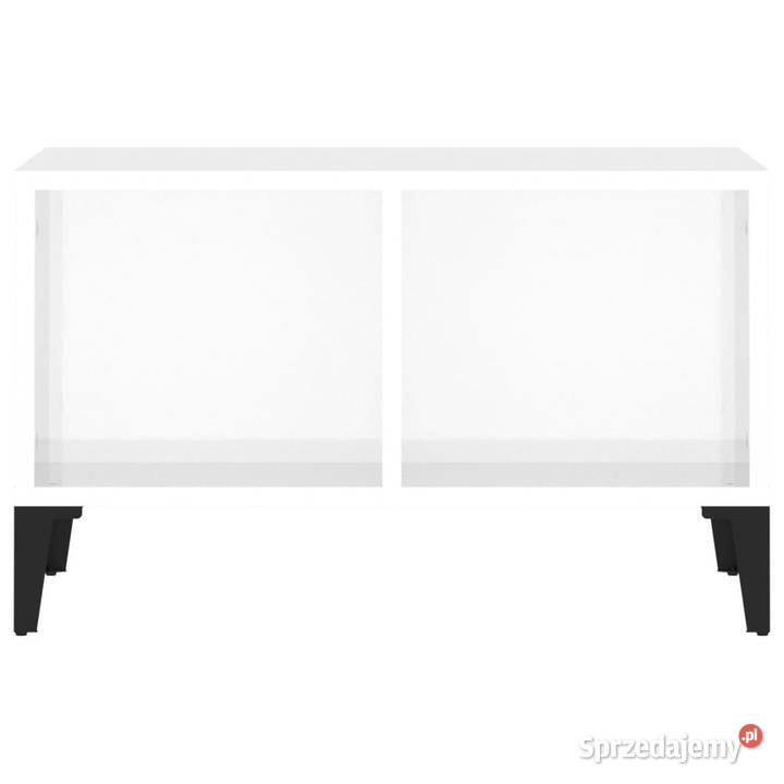 Stolik kawowy biały o wysokim połysku 60x50x365 sprzedam