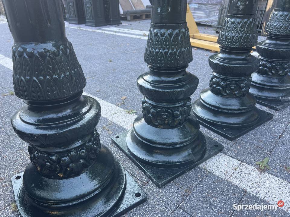 Stare nowe podstawy do lamp parkowych lampa Długopole Dolne