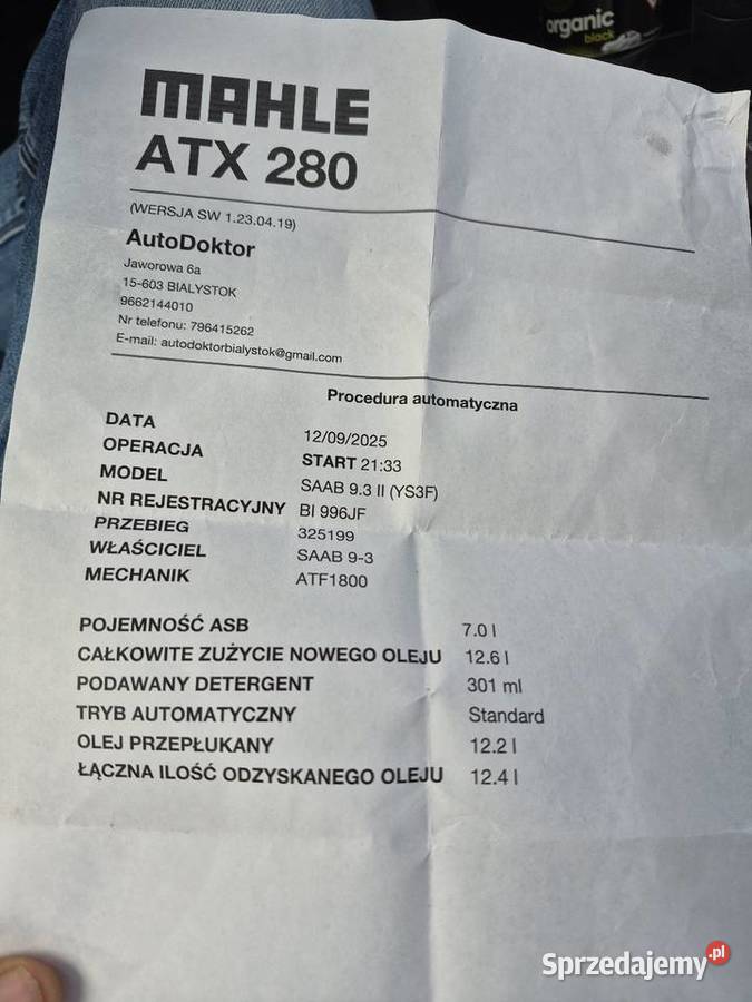 Saab 93 SC 19 TIDS2009 bluetooth podlaskie Białystok