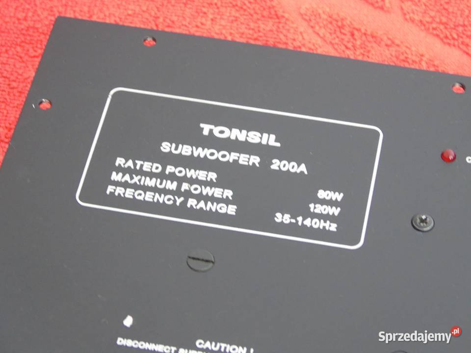 Sub aktywny Tonsil 200 A panel wzmacniacza Jasło