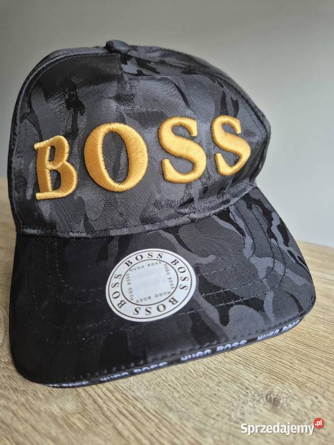 HUGO BOSS Czapka z Daszkiem NOWA Regulowana Camo Poznań