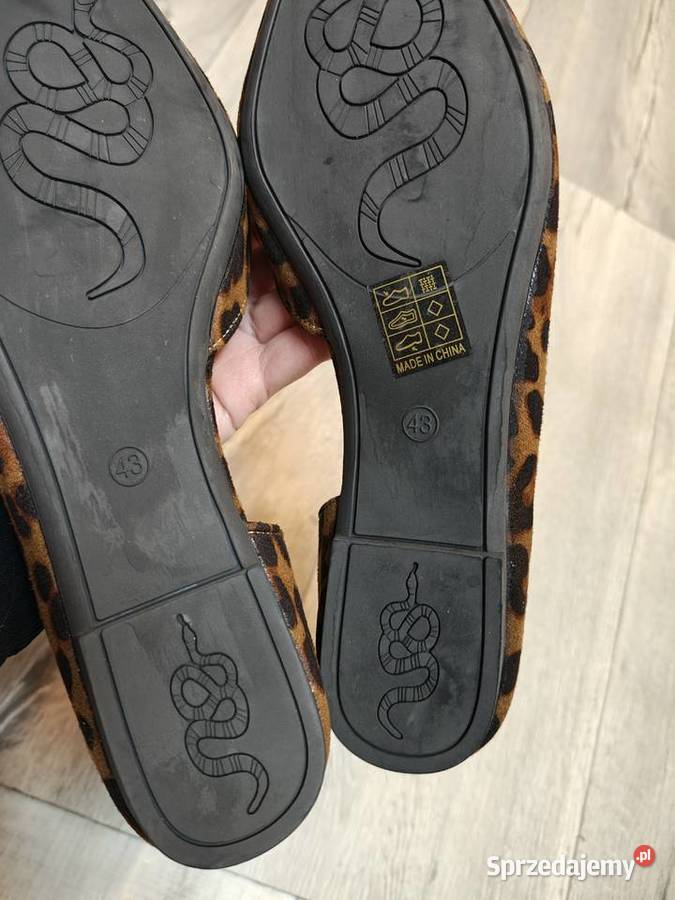 43 Panterkowe baleriny wieczorowe NOWE Balerinki małopolskie